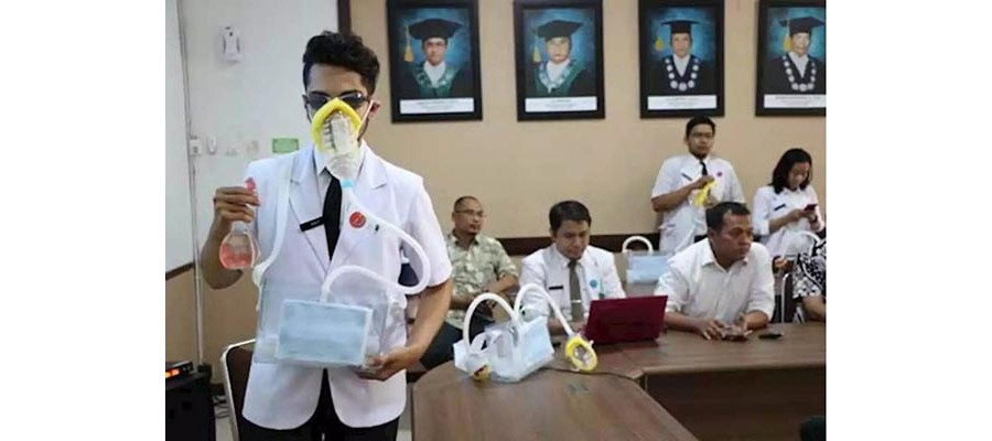 Hadapi Kabut Asap, UNS Ciptakan Masker Sederhana Untuk Alat Bantu Pernafasan